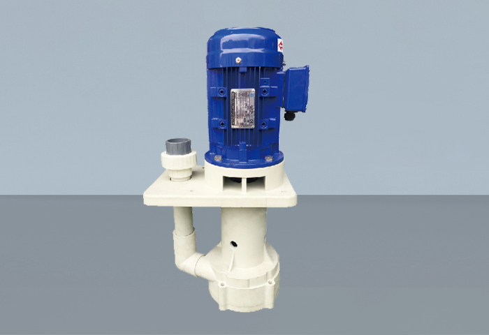 Free-running vertical acid and alkali resistant pump (in-tank type)